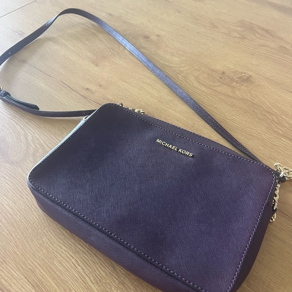 Michael Kors Dark Purple Crossbody Bag